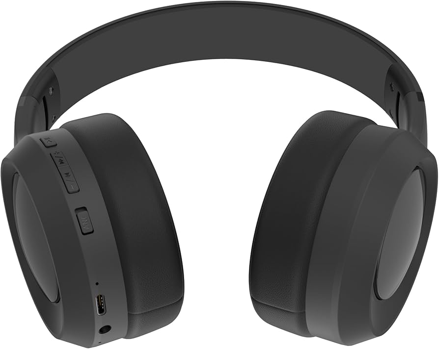 Norden Nova Noise Cancelling Over-Ear Bluetooth Headphones 400mAh – ANC 28dB with USB-C Fast Charge – Foldable with AUX Mic – Black