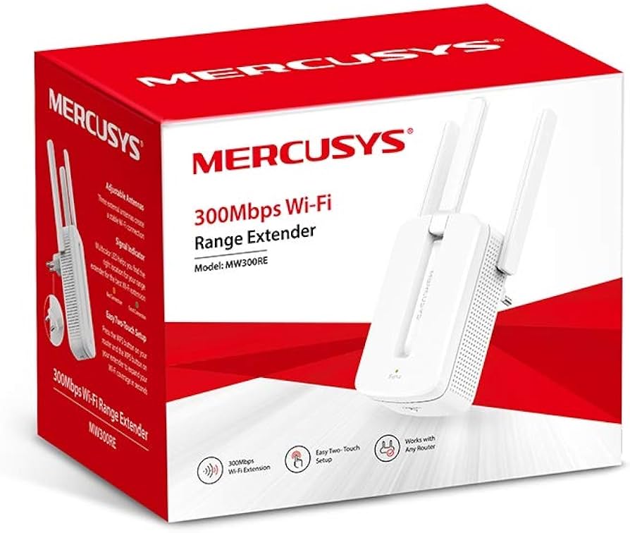 Mercusys MW300RE 300Mbps Wi-Fi Range Extender