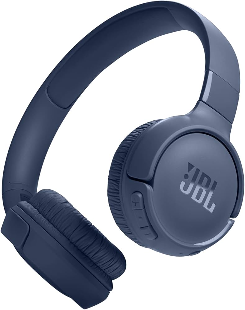 JBL Tune 520BT Wireless On-Ear Headphones, Blue